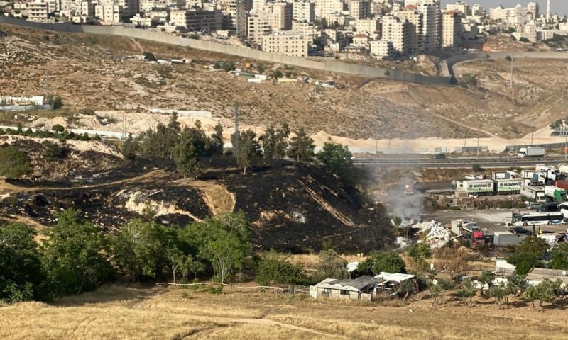 ערבים בני 12 ו-14 הציתו שריפה במזרח ירושלים