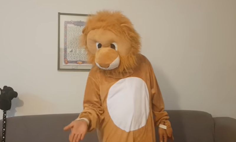 מפתיע: מה גרם לעמיר בניון להתחפש לאריה? צפו
