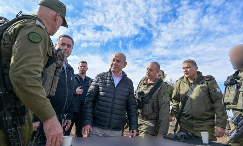 נתניהו בגבול סוריה: "יום היסטורי בתולדות המזרח התיכון"