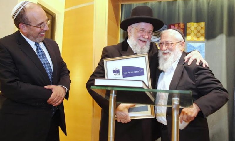 הרב גדעון פרל זכה בפרס מפעל חיים