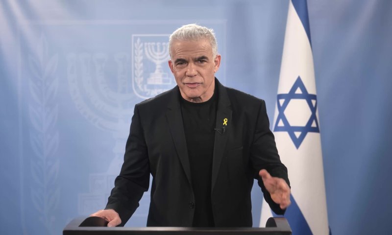 יאיר לפיד: "ההתנהגות של ישראל משולחת רסן"