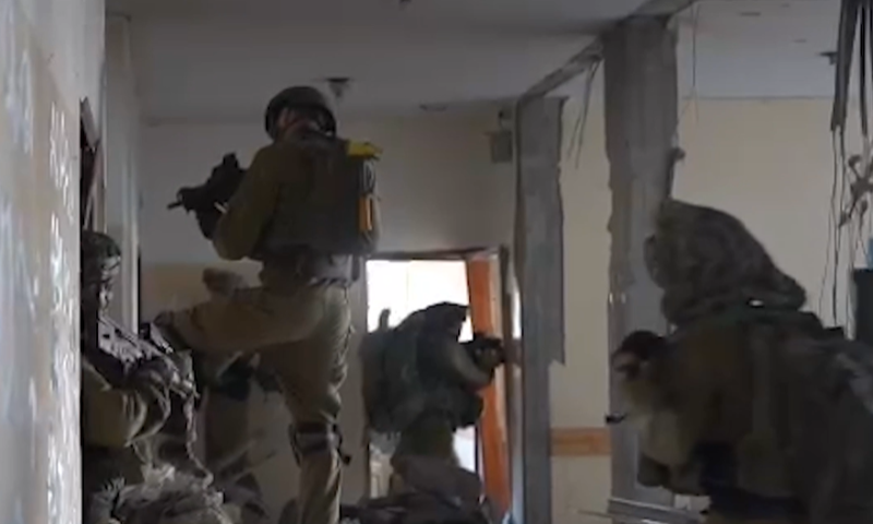 צה"ל פשט על חמ"ל הבטחון הכללי של חמאס. צפו