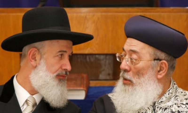 הצעת חוק: להאריך את כהונת הרבנים הראשיים לכל החיים