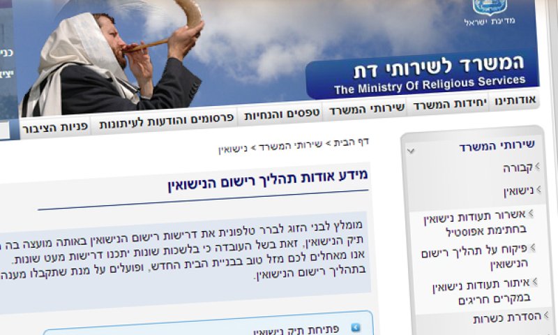 לראשונה בישראל: רישום לנישואין און ליין, עדות באמצעות סקייפ