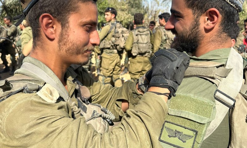 סיכת הנמר הוענקה בלב רצועת עזה | צפו