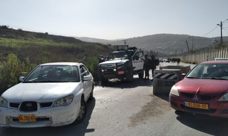 הצבא והמשטרה חוסמים את הכניסה לחומש