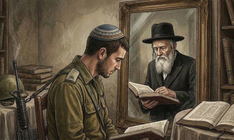 די לרגשי נחיתות מול החרדים אצל רבנים ששולחים תלמידים לקרב