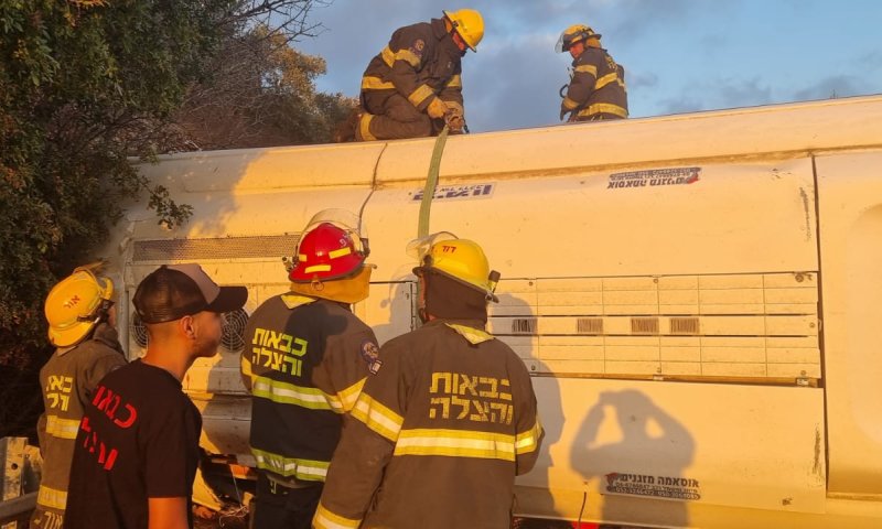5 הרוגים ועשרות פצועים בתאונת האוטובוס בגליל