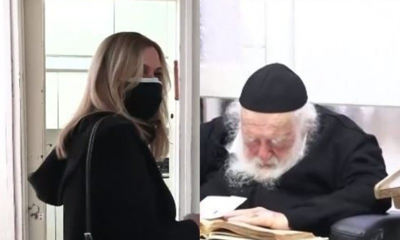 אילה חסון בתיעוד נדיר של הרב קנייבסקי. צפו