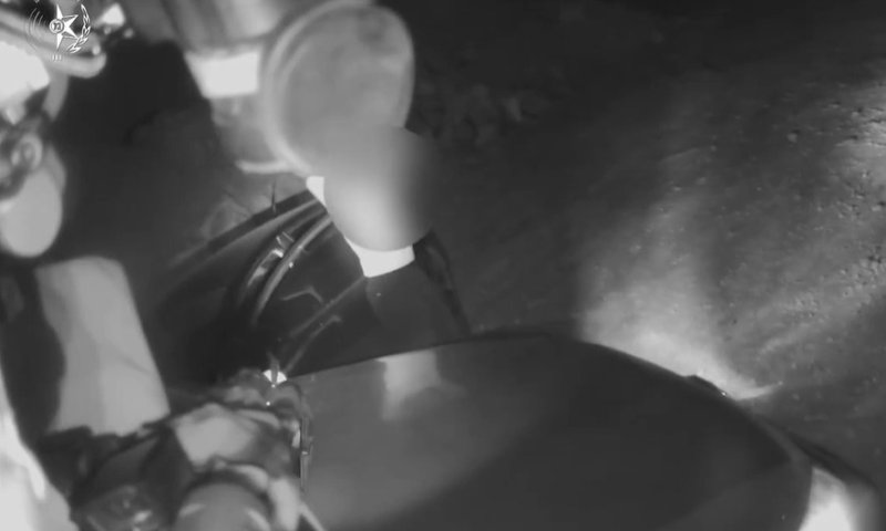 הימ"מ מפרסם תיעוד של מעצר מחבל ממצלמת הקסדה