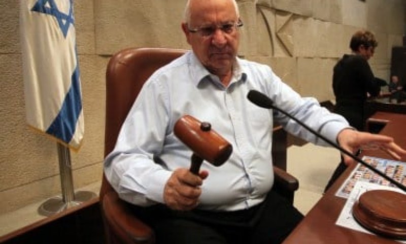 ריבלין: אם הממשלה לא תכשיר את מגרון הכנסת תעשה זאת