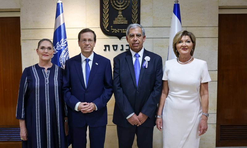 שידור חי: טקס ההשבעה של יצחק הרצוג כנשיא המדינה