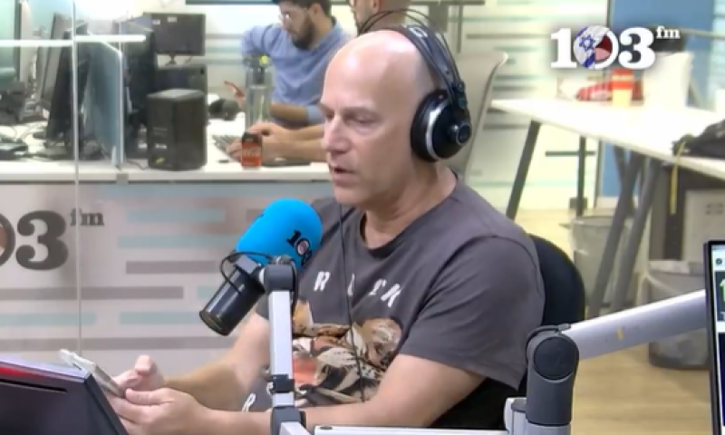 אירוע חריג בתכניתו של גיא פלג