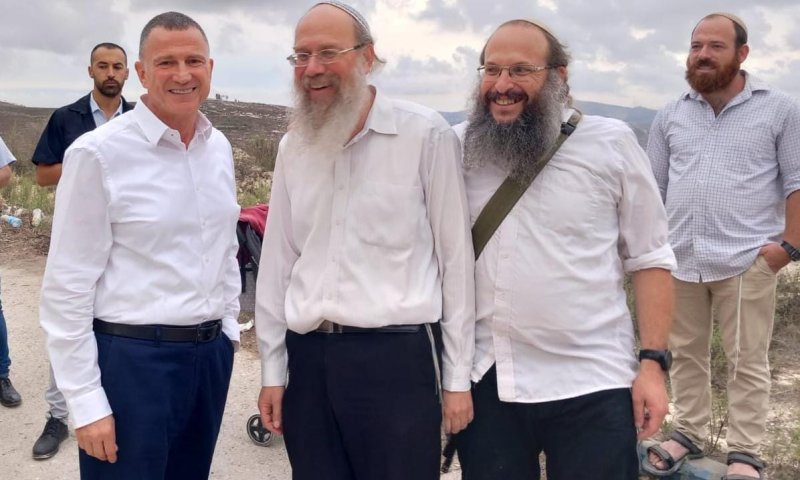 יולי אדלשטיין ביקר בחומש והבטיח: "חומש תחילה"