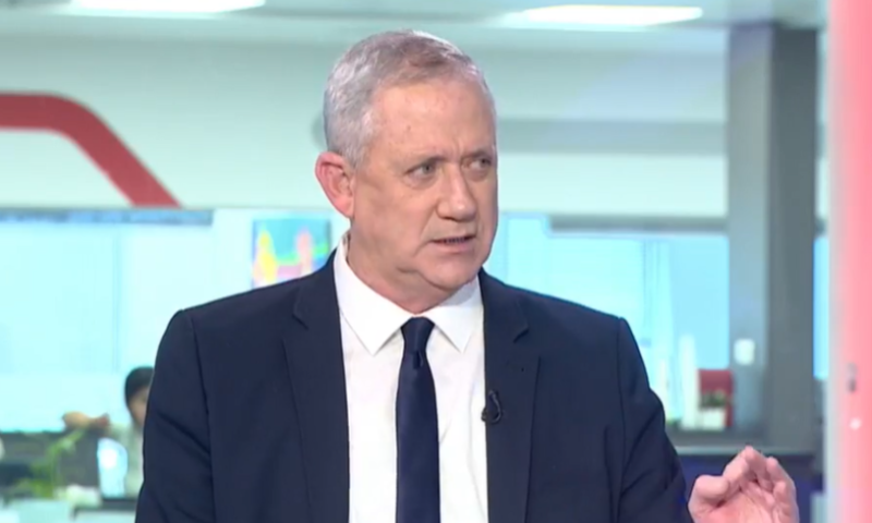 גנץ על הריבונות: זה לא מעניין מיליון מובטלים