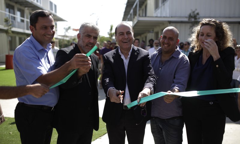 הושק "כפר המכולות" בשדרות