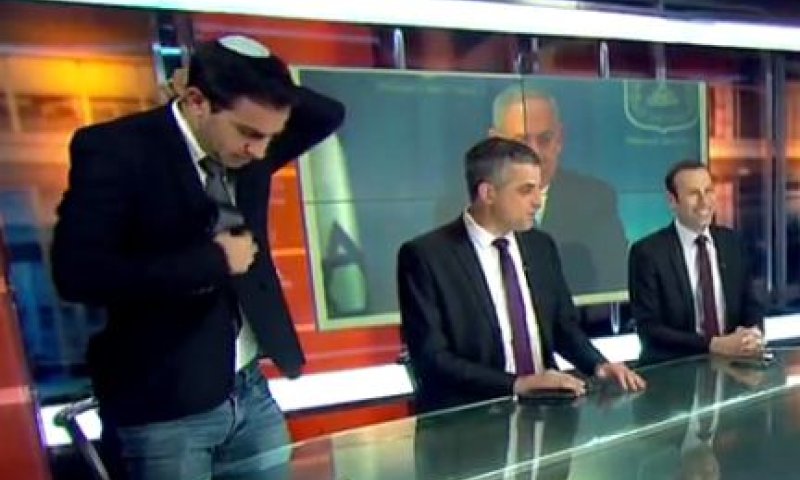 צפו: ירון לונדון מגרש את עקיבא נוביק מהאולפן