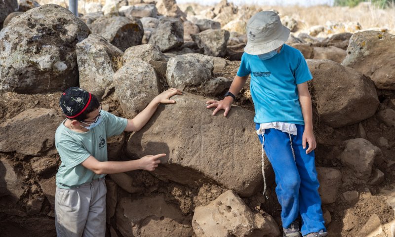 מבצר מימי דוד המלך התגלה ליד הישוב חיספין