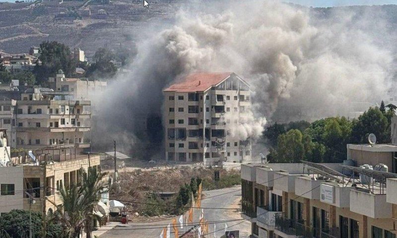 צה"ל החל לתקוף בעוצמה בנבטיה שבדרום לבנון