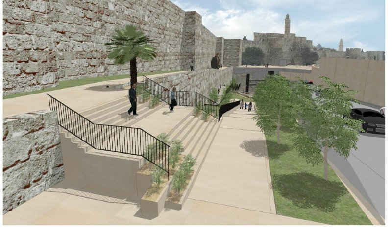 שער יפו מתחדש: כך תראה הכניסה לעיר העתיקה