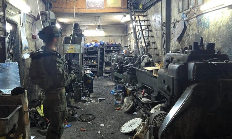 סוכלה תשתית לייצור אמל"ח ומטענים בכפר בלאטה