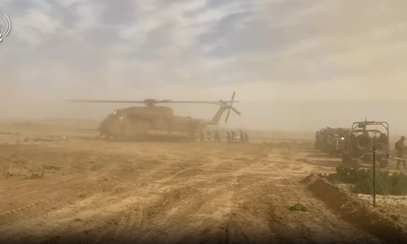 תיעוד מטורף: פינוי חיילים מאיזור לחימה בעזה