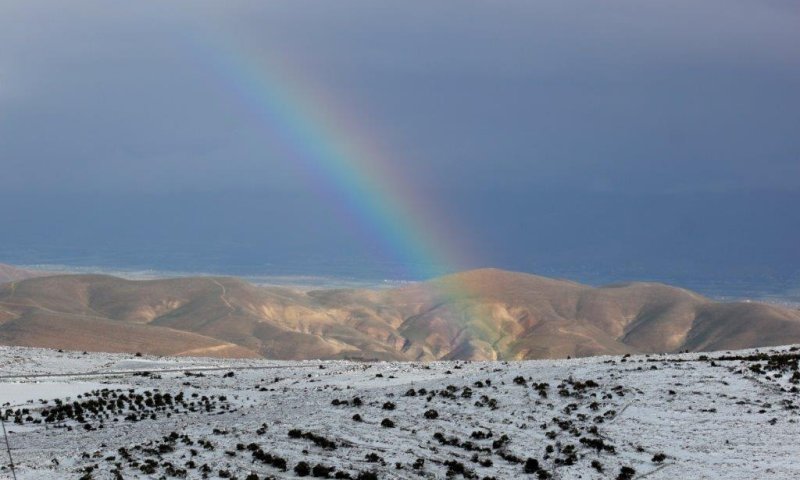 התמונות הזוכות בתחרות צילומי שלג בשומרון
