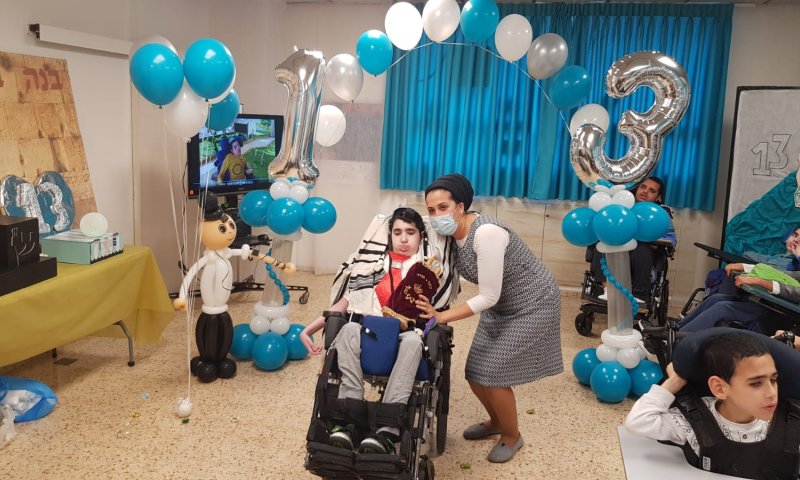 מרגש: כך חגג נער עם צרכים מיוחדים בר מצווה