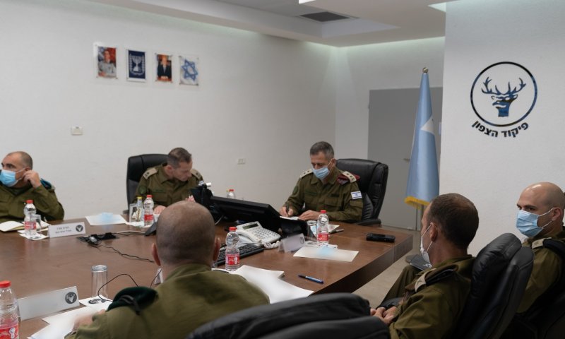 אחרי המתיחות, הרמטכל הגיע לסייר בגבול. צפו: