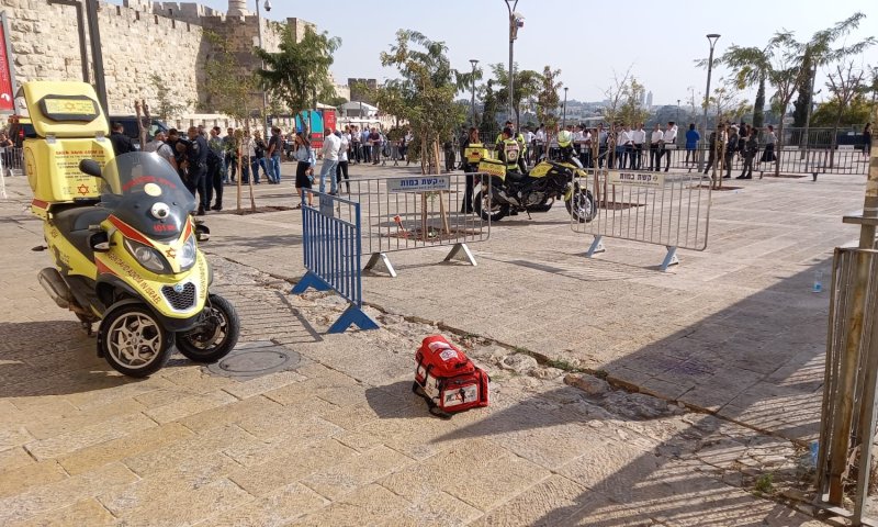 פיגוע דקירה בירושלים: 3 פצועים סמוך לשער יפו