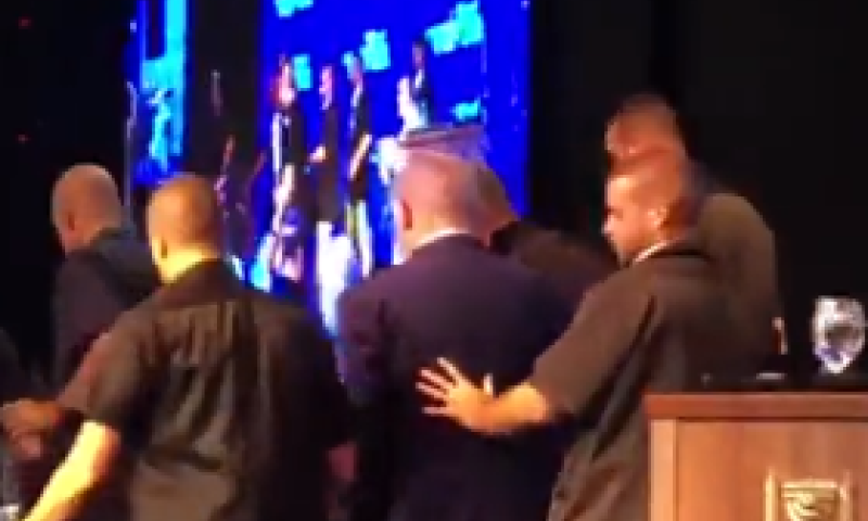 אזעקות באשדוד ואשקלון: נתניהו הורד מהבמה