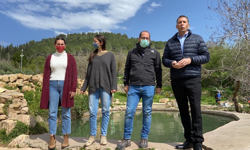 המאבק בהרס עין לבן. ח"כ מתן כהנא: "זו פנינת טבע"