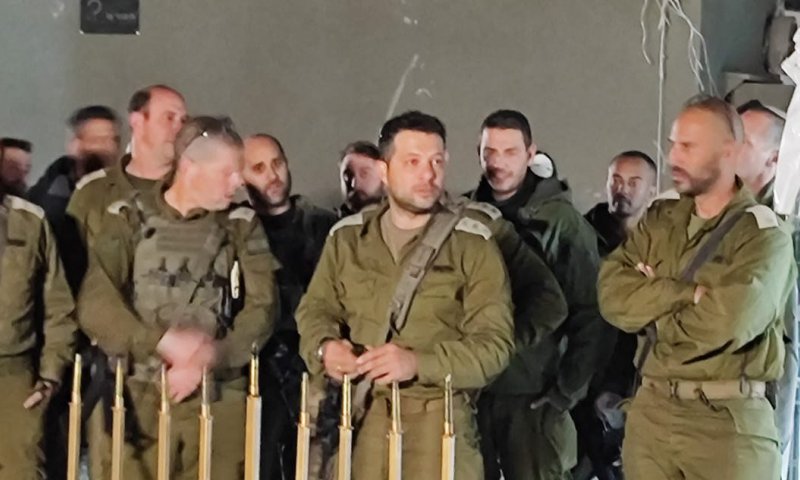 תיעוד: מאו"ג 99 מדליק נרות בציר נצרים