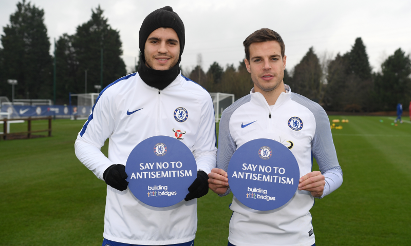מועדון הכדורגל צ'לסי יוצא בקמפיין נגד האנטישמיות
