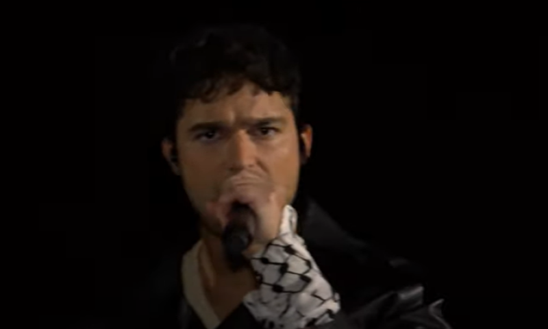עם כאפייה על היד: מחאה פרו פלסטינית באירוויזיון