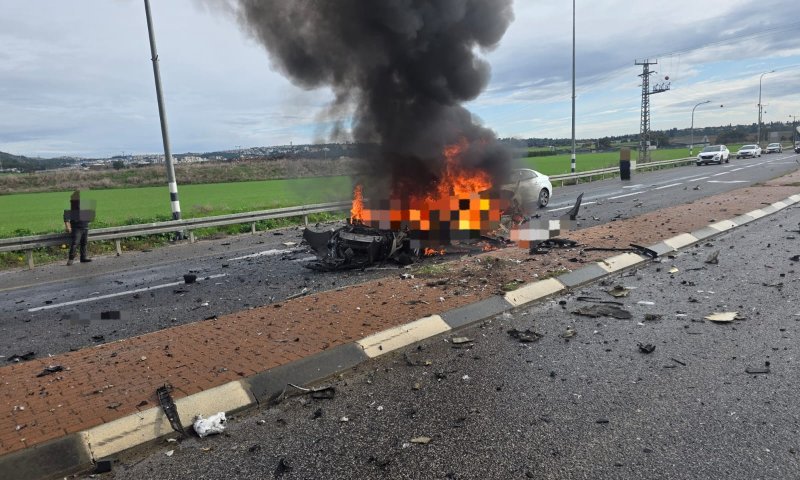 נהלל: אישה נהרגה בפיצוץ רכב בכביש 73
