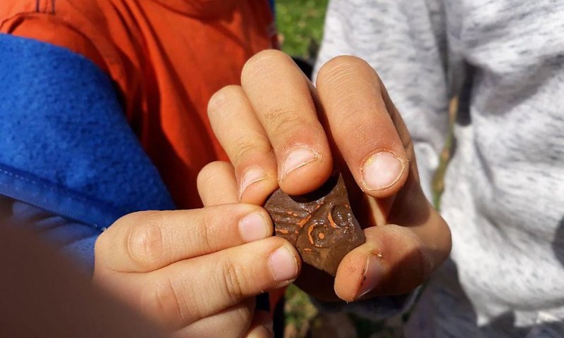 תלמידים גילו בשומרון נרות חרס מתקופת התלמוד