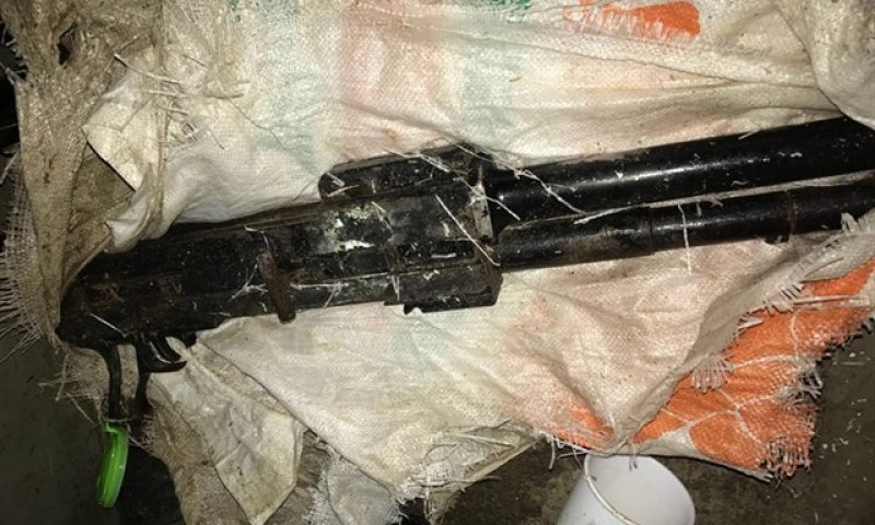 הנשק החריג שלוחמנו תפסו אצל הפלסטיני