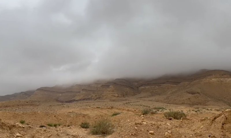 תופעת הטבע המרהיבה שנוצרה בדרום. צפו
