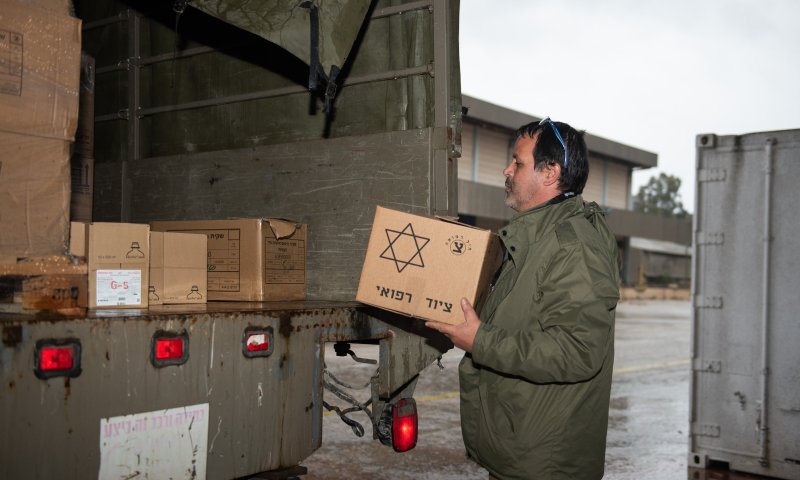 צפו: היערכות הכוחות למשלחת צה״ל "ענפי זית"