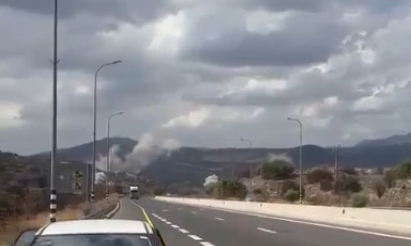 נפילה במחלף גולני: פצוע קל מרסיסים | צפו בתיעוד מהמקום