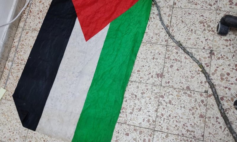 יידו אבנים כשדגלי פלסטין עליהם &ndash; ונעצרו