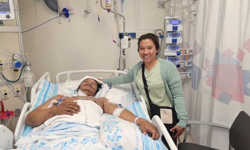 נס בבית החולים: העובד הזר שנפצע אנושות מרקטה שב לנשום בעצמו