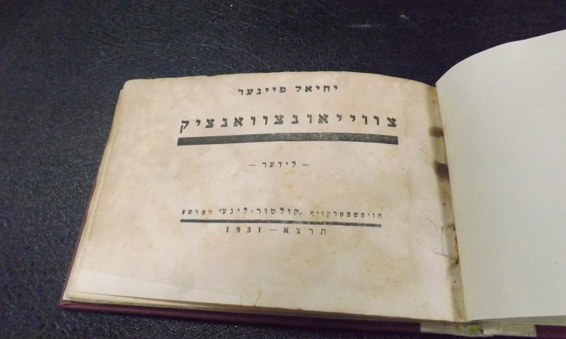 נחשף העותק היחיד בעולם של ספרו האבוד של ק.צטניק