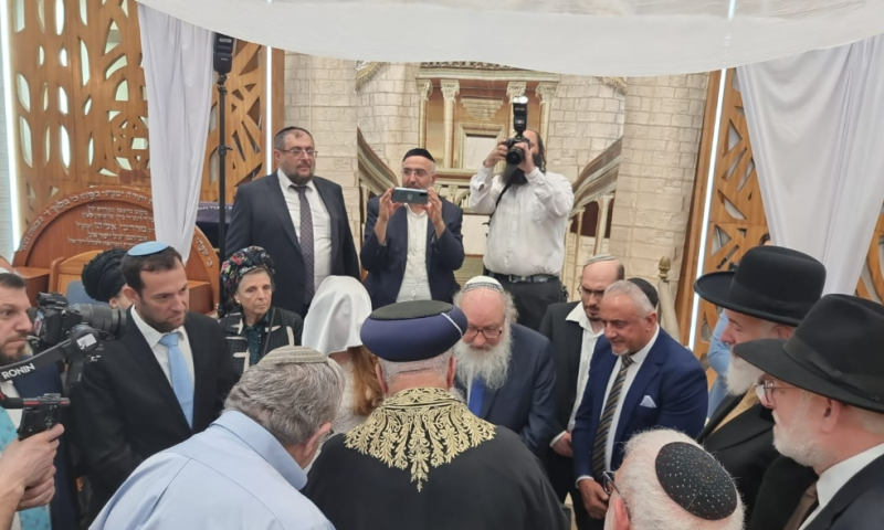 יונתן פולארד התחתן עם רבקה אברהמס. צפו בתיעוד