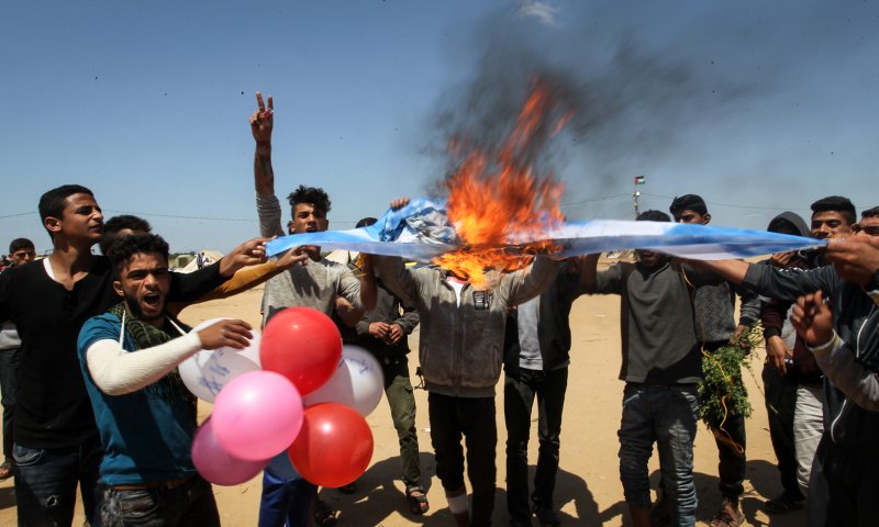 צה"ל תקף בשבת שתי חוליות של מחבלי בלונים