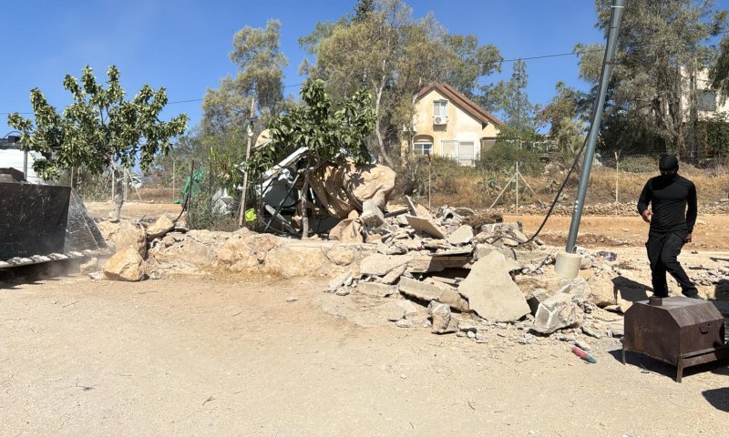 אכיפה נוספת: מספר מבנים לא חוקיים נהרסו בהר חברון