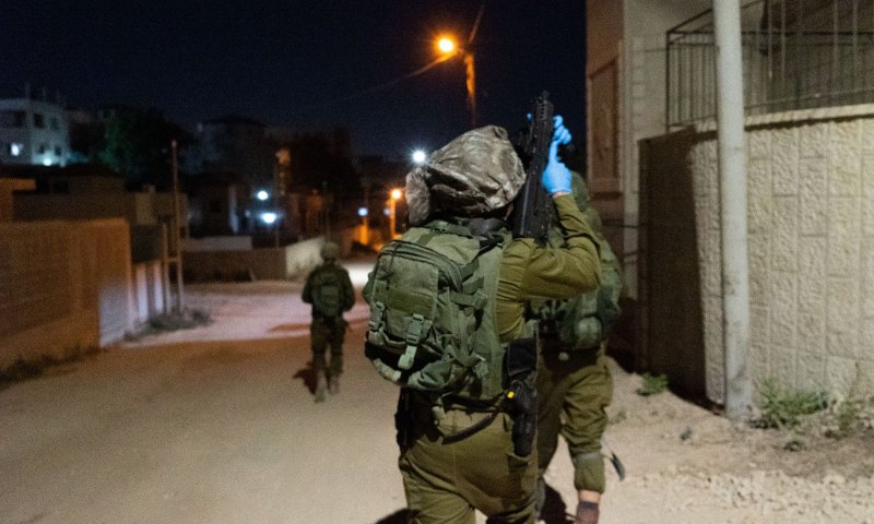 6 מבוקשים נעצרו הלילה בפעילות של כוחות הביטחון