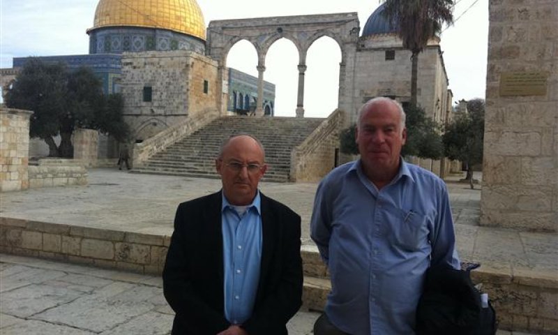 ח"כ אריאל ואלדד עלו להר הבית: "חלם זה כאן"