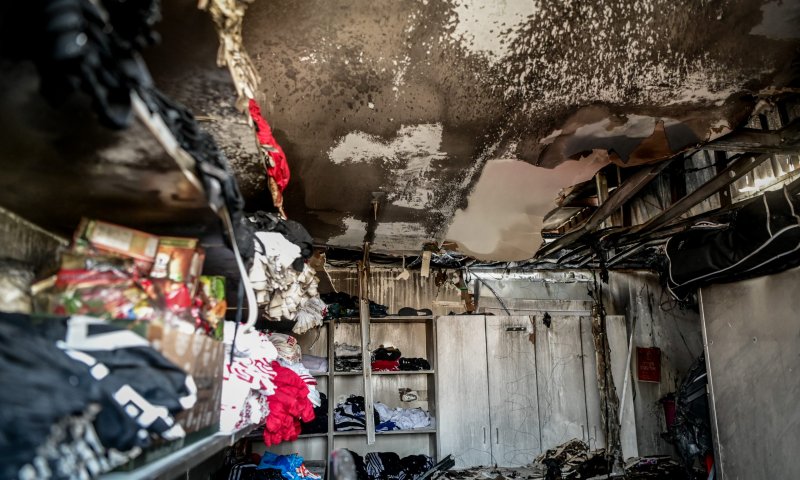 הפועל ת"א מגיבה לשריפה: 'שעה קשה, קוראים לאיפוק'